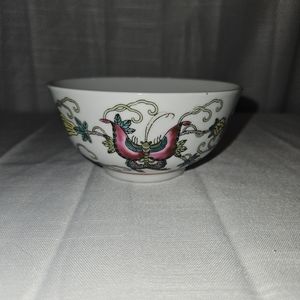 Vintage Chinese Jingdezhen Butterfly Bowl Marked